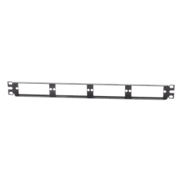 Patch Panel de Fibra Óptica / 1UR / 19 pulgadas / 4 Placas Acopladoras / 1.58 x 0.14 x 0.04 pies