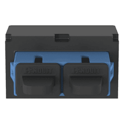Módulo Acoplador / SC Duplex / Fibra Monomodo OS1/OS2 / Mini-Com / Cerámica Zirconia / 2 Espacios Modulares