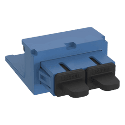 Módulo Acoplador / SC Duplex / Fibra Monomodo OS1/OS2 / Mini-Com / Cerámica Zirconia / Azul