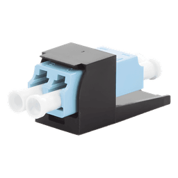 Módulo Acoplador / LC Duplex / Fibra Multimodo OM3/OM4 / Mini-Com / Cerámica Zirconia / Aqua