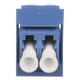 Módulo Acoplador / LC Duplex / Monomodo OS1/OS2 / Mini-Com / Cerámica Zirconia / 1 Espacio Modular