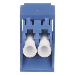 Módulo Acoplador / LC Duplex / Monomodo OS1/OS2 / Mini-Com / Cerámica Zirconia / 1 Espacio Modular