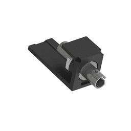 Módulo Acoplador ST Simplex / Fibra Multimodo OM3/OM4 / Cerámica Zirconia / Tipo Mini-Com 2 Espacios / Color Negro