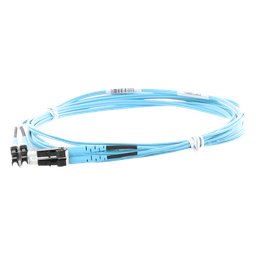 Jumper de Fibra Óptica / Multimodo OM3 50/125 / LC-LC Dúplex / OFNR Riser / Aqua / 3 m (9.84 ft)