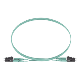 Jumper de Fibra Óptica / Multimodo OM3 50/125 / LC-LC Dúplex / OFNR Riser / LSZH / 5 m (16.40 pies)