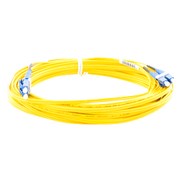 Jumper de Fibra Óptica / Monomodo OS2 9/125 / LC-LC Dúplex / OFNR Riser / LSZH / 10 m (32.81 pies)