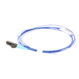Pigtail de Fibra Óptica / LC Simplex / Multimodo OM3 50/125 / 900um / 2 Metros (6.56 Pies) / LSZH / Aqua