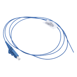 Pigtail de Fibra Óptica / LC Simplex / Monomodo OS2 9/125 / 900μm / 2 Metros (6.56 Pies) / OFNR LSZH / Azul