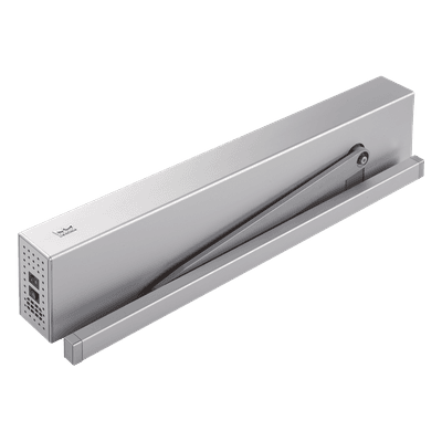 Operador de Puerta Automático / Brazo Empuje 110 cm / 100 kg / 110 VCA / IP20 / Apertura 110°