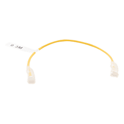 Cable de Parcheo Slim UTP Cat6 / 30 cm (0.98 ft) / 28 AWG / Amarillo / 10 Gbps