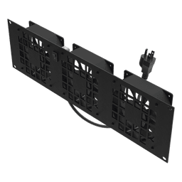 Kit de Ventilación para Rack / 3 Ventiladores 12 x 12 cm / 110 Vca / Clavija 5-15P / 1.8 m (5.9 ft) de Cable / 19" Ancho
