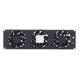 Kit de Ventilación para Rack / 3 Ventiladores 12 x 12 cm / 110 Vca / Clavija 5-15P / 1.8 m (5.9 ft) de Cable / 19" Ancho