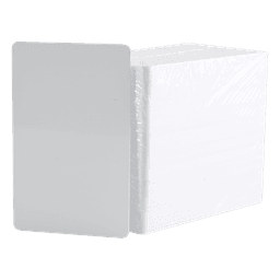 Tarjetas PVC / CR80 / 30 mil / 500 Piezas / 5.40 x 8.57 cm / Impresión de Alta Definición / Sin Tecnología