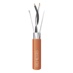 Cable de Comunicación / 1 Par 18 AWG / Blindado / Plenum / 305 m (1000 ft) / Naranja