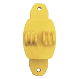 Aislador de Paso para Cerco Eléctrico / Aislamiento 18 kV / Resistencia Mecánica 10.2 kg / Protección UV / Polipropileno y Policarbonato