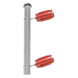 Aislador de Esquina para Cerco Eléctrico / Aislamiento 18 kV / Resistencia 7.5-10.2 kg / Anti UV / 66 mm x 31.6 mm