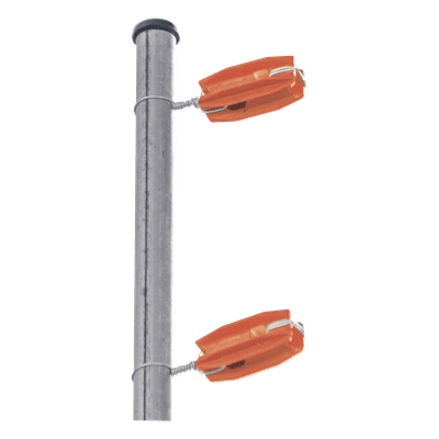 Aislador de Esquina para Cercos Eléctricos / 18 kV / Resistencia Mecánica 10.2 kg / Anti UV / 66 mm x 31.6 mm
