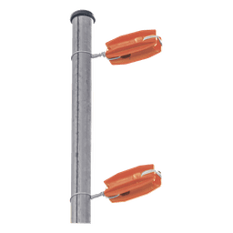 Aislador de Esquina para Cercos Eléctricos / 18 kV / Resistencia Mecánica 10.2 kg / Anti UV / 66 mm x 31.6 mm