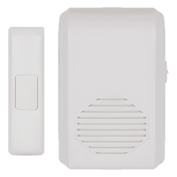 Timbre Inalámbrico / Alcance 150 m (492.1 ft) / 10 Tonos / Receptor Incluido / 120 VCA / Sin Cableado