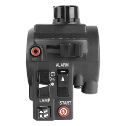 Controlador de Luces y Sirena / 12V DC / IP66 / Interruptor 4 Posiciones / Diseño Compacto