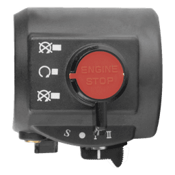 Controlador de Luces y Sirena / 12V DC / IP66 / Interruptor 4 Posiciones / Diseño Compacto
