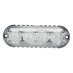 Luz Auxiliar para Motocicletas / 4 LEDs Ultra Brillantes / Ámbar / 12-24 VCC / 0.7 A / Policarbonato Resistente a Impactos