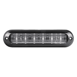 Luz Auxiliar Ultra Brillante / 6 LEDs 3W / IP67 / ECE R65 / SAE J595 / 12 Patrones / 10-30VDC / 5.6x1.4x0.55 pulgadas