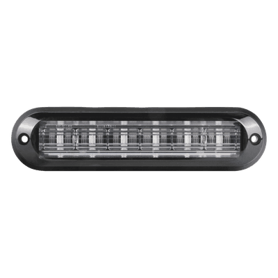 Luz Auxiliar Ultra Brillante / 6 LEDs 3W / IP67 / ECE R65 / SAE J595 Clase I / 12 Patrones Destello / 142.6×36×14 mm / 5.6×1.4×0.55 in