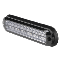 Luz Auxiliar Ultra Brillante / 6 LEDs 3W / IP67 / ECE R65 / SAE J595 Clase I / 12 Patrones Destello / 142.6×36×14 mm / 5.6×1.4×0.55 in