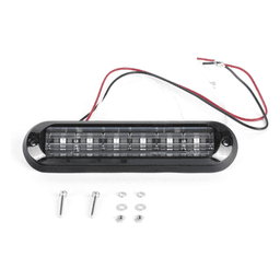 Luz Auxiliar Ultra Brillante / 6 LEDs 3W / IP67 / ECE R65 / SAE J595 Clase I / 12 Patrones Destello / 142.6×36×14 mm / 5.6×1.4×0.55 in