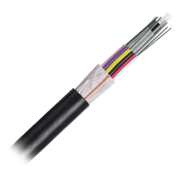 Cable de Fibra Óptica / 12 Hilos / Monomodo OS2 / OSP Dieléctrico / 250µm / 10.16 mm (0.4 in) / Por Metro