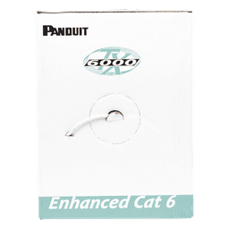 Cable UTP / Categoría 6 Mejorado / 23 AWG / 305 m (1000 ft) / CMR Riser / 4 Pares / PoE / 250 MHz