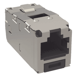 Módulo Jack RJ45 Blindado / Categoría 6 / Mini-Com TG / 10GBase-T / Sin Herramienta de Impacto / 22-26 AWG / -10°C a 65°C