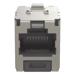 Módulo Jack RJ45 Blindado / Categoría 6 / Mini-Com TG / 10GBase-T / Sin Herramienta de Impacto / 22-26 AWG / -10°C a 65°C