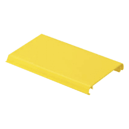 Tapa con Bisagra a Presión para Canaleta / Sistema 4x4 / PVC Rígido / Flamabilidad 94V-0 / 1.8 m (5.9 ft) / Amarillo