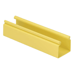Canaleta para Cableado / 2x2 Pulgadas / 1.8 m (6 ft) / PVC Rígido 94V-0 / QuikLock / Sin Tapa / Amarillo