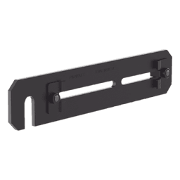 Soporte de Montaje a Techo / Canaletas FiberRunner 4x4 y 6x4 / Varilla Roscada 1/2" / Acero Negro