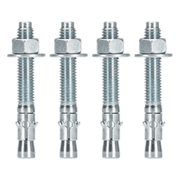 Kit de Anclaje a Piso / Acero / 1134 kg / 4 Piezas / 1.1 x 3.7 x 1.1 in