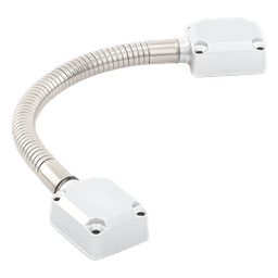 Loop para Cable / Montaje Superficie Lado Bisagra / 4-Conductor Cal 22 o 2-Conductor Cal 18 / 7 pulgadas (177.8 mm) / Uso Pesado / Acabado Plata