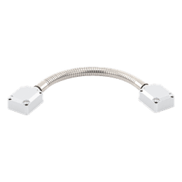Loop para Cable / Montaje Superficie Lado Bisagra / 4-Conductor Cal 22 o 2-Conductor Cal 18 / 7 pulgadas (177.8 mm) / Uso Pesado / Acabado Plata