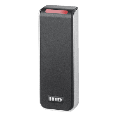Lector de Control de Acceso Multitecnología / SEOS / iCLASS / MIFARE / Wiegand y OSDP / 12 VCC / Montaje Compacto