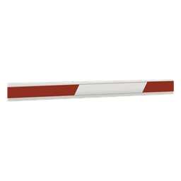 Brazo Rectangular para Barrera / 7 m (23 ft) / Aluminio de Alta Resistencia / Bandas Reflectantes
