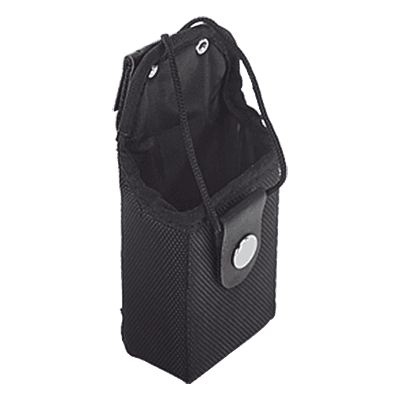 Funda de Nylon Reforzada para Radio / Broche Frontal / Forro de Vinilo Resistente a Baterías / Zona Abierta PTT y Audio / 58 x 85 x 37 mm