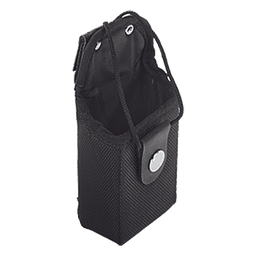 Funda de Nylon Reforzada para Radio / Broche Frontal / Forro de Vinilo Resistente a Baterías / Zona Abierta PTT y Audio / 58 x 85 x 37 mm