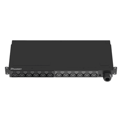 PDU Básico para Rack / 12 Contactos C13 / NEMA L6-30P / 30A 208Vca / Horizontal 1UR / Cable 3 m (9.8 ft)