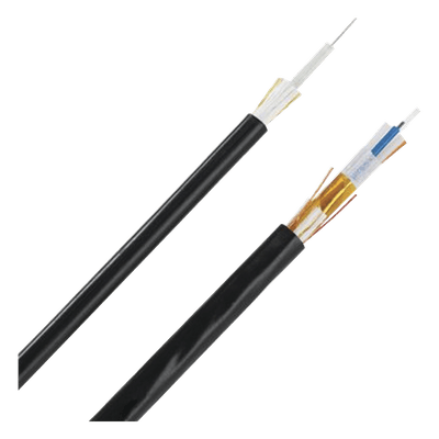 Cable de Fibra Óptica / 6 Hilos / Multimodo OM3 50/125 / Loose Tube 250μm / OFNP Plenum / Interior-Exterior / 2 pies (0.6m) Marcas