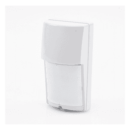 Sensor PIR / Interior y Exterior / Cobertura 12 x 15 m (39.4 x 49.2 ft) / Alámbrico / Doble Blindaje / Selector Día/Noche