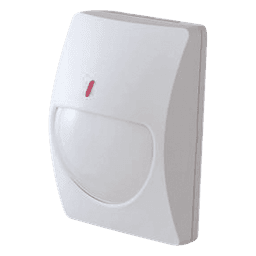 Sensor de Movimiento PIR / Interior / Cobertura 15 m (49 ft) / Patrón dual ajustable / Alambrico / Compensación térmica