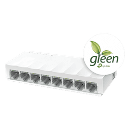 Switch no administrado / 8 puertos 10/100Mbps / Fanless / 4.9 x 1.9 x 0.9 in