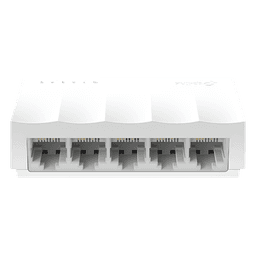 Switch no administrado / 5 puertos 10/100Mbps / Fanless / Green Ethernet / 83.6 x 45.7 x 22.8 mm